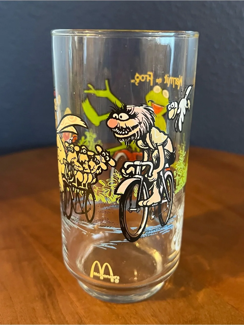 The Great Muppet Caper Kermit The Frog McDonalds Collectible Glass